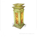 Square marble columns roman pillar for decoration